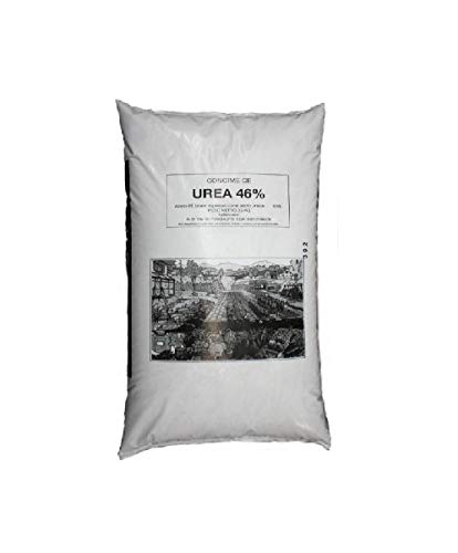 Urea agricola 46% kg.25.Si può usare sia nelle concimazioni di copertura che in quelle di pre semina o pre trapianti stando attenti ai dosaggi.Prodotto indicato per la spinta vegetativa della pianta.
