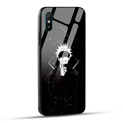 Image of NDCOM for Redmi 9i Sport Back Cover Anime Premium Printed Glass Case