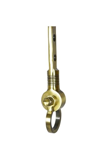 Image of 450 Kg Capacity 8.5 Inch Antique Brass Finish Heavy Duty Hooks for Hanging Bearing Kada for Patio Jhula Hanging Hooks for Swing Hammock Zhula Accessories Set