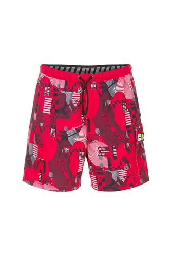 Pantalones cortos hombre VR/46 Riders Academy Fila deportivos en negro