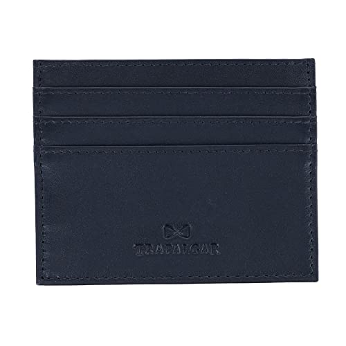 Trafalgar Men's Sergio Genuine Leather Card Case, Black