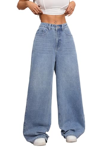 OYICAI Jean Femme Large Baggy Denim Tendance 2026 Pantalon Vintage Hip Hop Loose Fit Streetwear Haute Taille Surdimensionné Décontracté Y2K Années 2000...