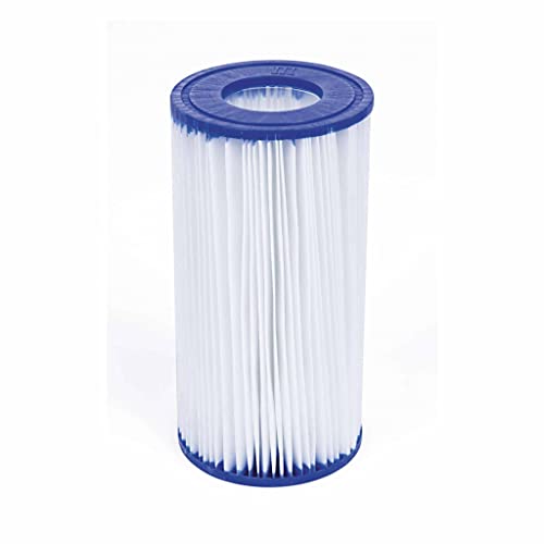 Alice'S Garden - Cartucho Filtrante Tipo 3/A Para Bomba De Piscina - 10,6X20,3Cm Compatible Con Las Piscinas Bestway Vostok 5X3M, Spinelle 5X3M Y Vostok 6X3M.