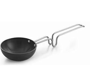 Trapti kitchenware Alloy Steel Tadka Pan (175ml, Multicolour, 10cm Dia)