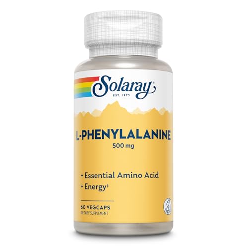 Image of SOLARAY L-Phenylalanine Veg Cap (Btl-Plastic) 500mg | 60ct