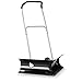 Price comparison product image ORIENTOOLS Heavy Duty Dual Angle Snow Pusher Manual Push Plow for Clear Driveways,Road & More