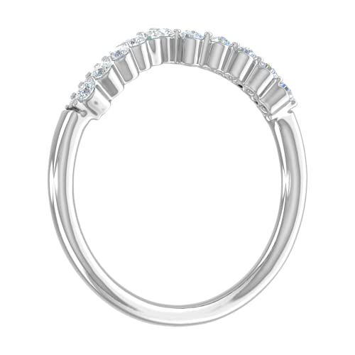 1/4 Carat Diamond Wedding Anniversary Enhancers Ring Band in 10K Gold2