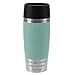 Produktbild Emsa Thermobecher Travel Mug Mintgrün 0,36 L mit Rund-Gravur gelasert Edelstahl Soft-Touch-Manschette mit Quick Express Verschluss