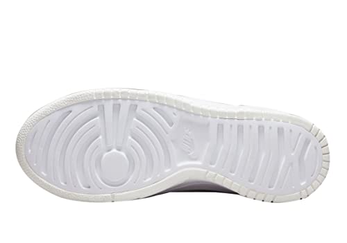 Image of Nike Women's Dunk High Up Summit White /White-Sail-Black (DH3718 100) - 5
