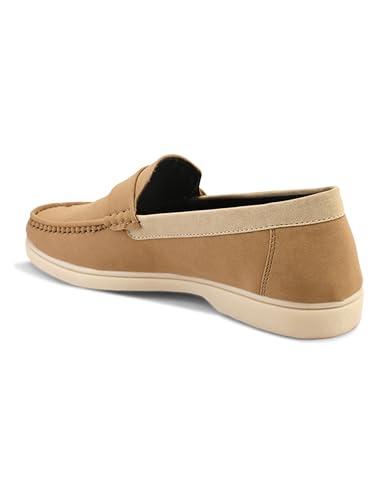 Image of Prolific Men's Slip-On Super Cushioned Loafer Shoes|Stylish & Comfortable with Soft Cushioned Insole