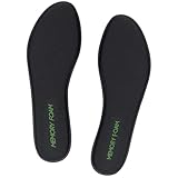 Endoto Plantillas de espuma viscoelástica para Skechers zapatos mujer, Insoles inserts inserto acolchadas de reemplazo para mayor comodidad y alivio del dolor en los pies-Negro 39 EU