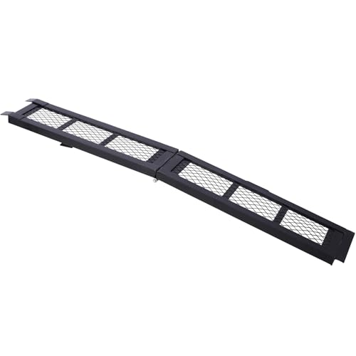 Rampa plegable de acero para carga, 80" 800 lbs, negra miniatura 3