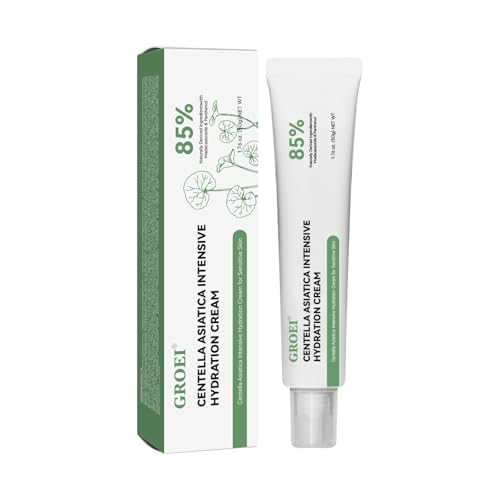 Lucksun Centella Asiatica Cream for Sensitive Skin 85% Natural Moisturizer Intensive Hydration & Repair 50g