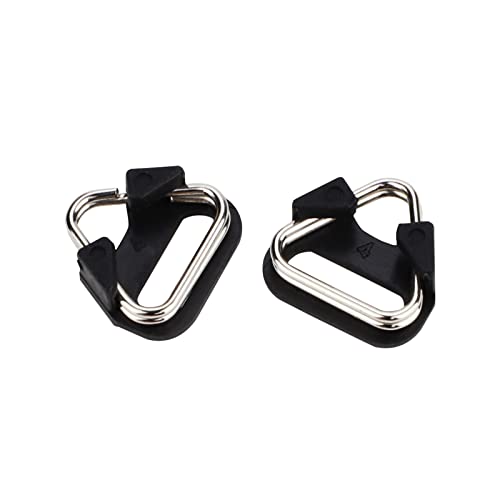 Stainless Steel Triangle Split Ring,Camera Strap Hook Lug Ring, With Plastic Cap,For Belt Hook Lanyard For Camera Shoulder Strap (2 Pcs ) #TOP2