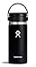 Produktbild HYDRO FLASK - Reise-Thermos 473ml (16 oz) - Vakuumisolierter Edelstahl-Thermos - Auslaufsicher Flex-Trinkdeckel - Thermos für Kaffee - Größe Öffnung - Black
