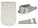 NDZ Performance Magazine Base Plate Finger Extension for CZ P10 S, SC, C, F – Fits 9mm 10 Rd Magazines – Anodized Aluminum – Laser Engraved – Made in USA, Silver, US Flag