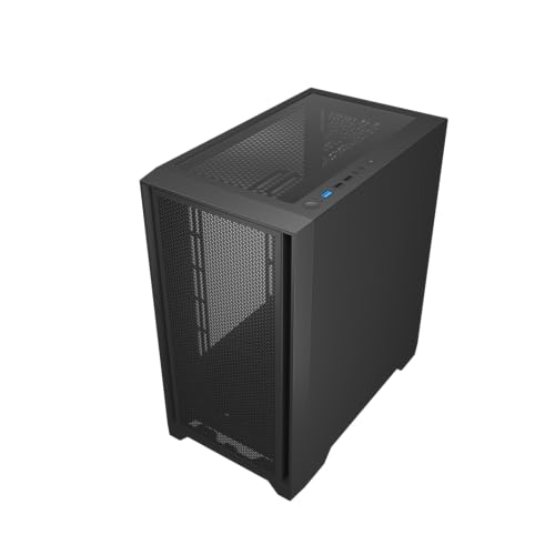 Gabinete para PC Redragon GC-540 ITX/Micro-ATX para juegos, con diseño magnético y filtro de polvo, panel lateral de acrílico transparente, I/O ajustable y flujo de aire completamente ventilado, con dos paneles de vidrio templado, color negro miniatura 3