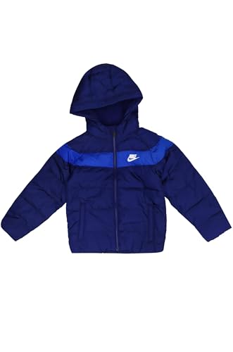 Image of Nike Little Boy's Zip-Up Hooded Puffer Jacket Sportswear