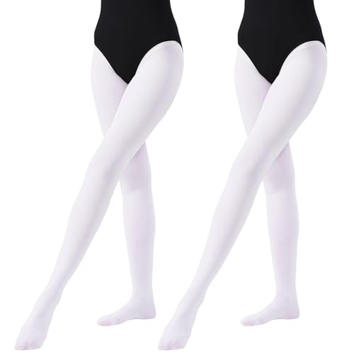 Lista de Medias para Niña para comprar hoy. 46 Mallas Ballet Niña, 2 Pares De Medias De Baile Para Niñas De 2 A 12 Años, Mallas Blancas Niña De Terciopelo Suave, Ideales Para Clases De Ballet, Gimnasia, Yoga Y Uso Diario,...