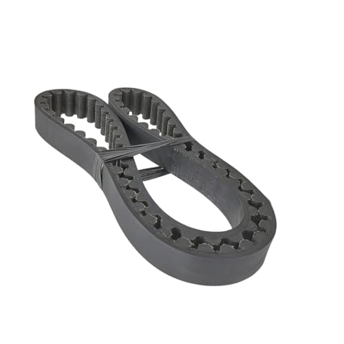 PJLANG HTD14M 1750 Rubber Synchronous Timing Belt HTD1750-14M Teeth 125 Width 14mm - 140mm Length 1750mm 1750-14M(Width 65mm)