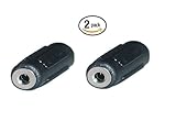 Steren 3.5 mm to 3.5 mm Audio Coupler - Female to Female (2 Pack)