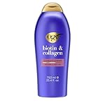 OGX Thick & Full + Biotin & Collagen Volumizing Conditioner, Nutrient-Infused Conditioner + Vitamin B7 Biotin Gives Hair Volume & Body for 72+ Hours, Sulfate-Free Surfactants, 25.4 fl. oz