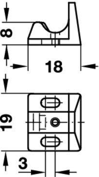 Chiavistello A Pressione Per Porte - Automatico, In Acciaio Nichelato, Facile Da Installare - Foto 2