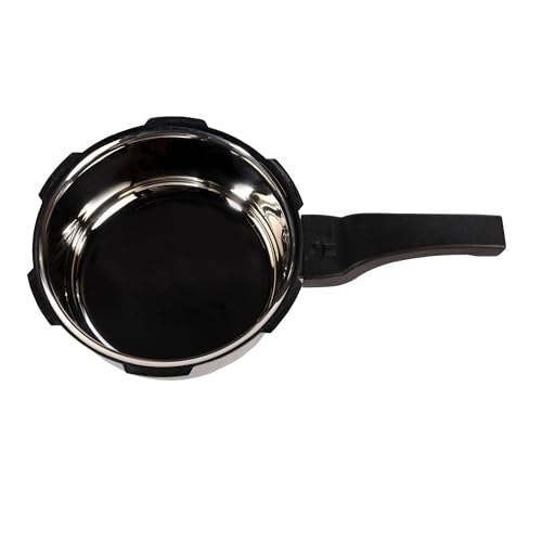 Image of Nolta HS Delight 2L Pressure Cooker, ISI Certified Safety, Induction Cookware with 5yr Warranty, Stainless Steel, Faster Cooking & Saves 60% Energy & Time