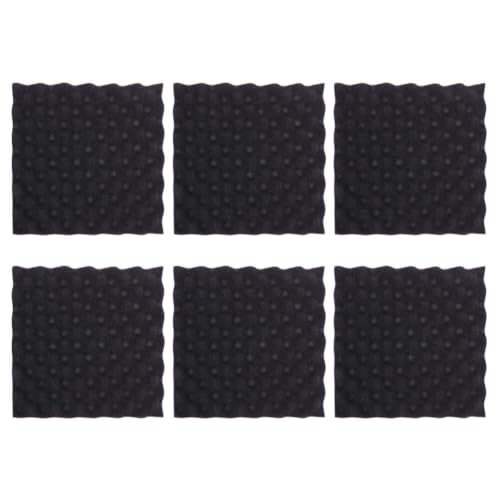 ULTECHNOVO 6 Pack Acoustic Foam Panels, 12x12x1.2 inch Wedge Tiles