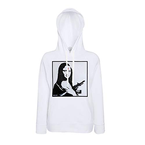 Sweat à capuche Banksy Mona Lisa vêtement chaud pour l'hiver