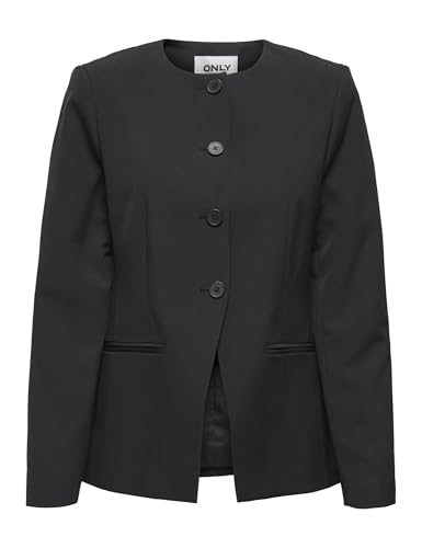 Blazer ONLY Onlsoffi Life pour femme veste de tailleur ajustée noire
