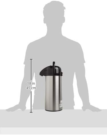 Zojirushi Air Pot Beverage Dispenser, 2.2 Liters, Brushed Stainless