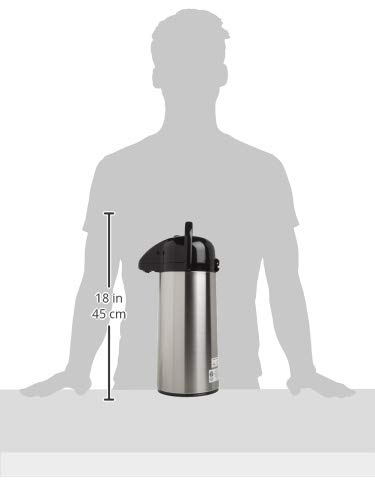 Zojirushi Air Pot Beverage Dispenser, 2.2 Liters, Brushed Stainless