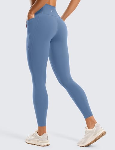 CRZ YOGA Womens Butterluxe Workout Leggings 25 Inches - High Waisted Gym Yoga Pants with Pockets Buttery Soft R584 の商品画像 1