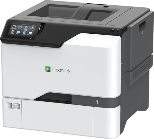 Image of Lexmark CS735de Color Laser Printer, Wireless connectivity, Intelligent Storage Drive Available, Ethernet, Energy Star, 4.3-inch Color Touch Screen and Print Resolution at 1200 x 1200 dpi.(47C9100)