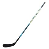 DYecHenG Palo de Hockey El Hockey sobre Hielo Fibra De Carbono Stick Lino Sistema De Amortiguación 66 Pulgadas para Adultos jóvenes (Color : Blue, Size : 66 Inch)