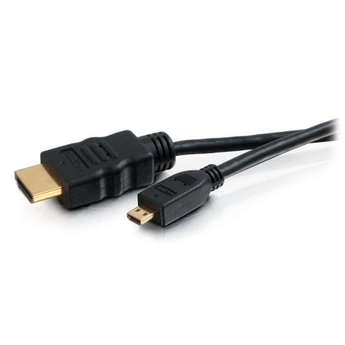 Cable HDMI a Micro HDMI C2G 50614 de alta velocidad con ethernet para video 4K negro de 0.91m