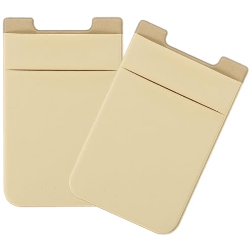 2 Pz Portafogli Per Cellulare Con Credito Sigillante Auto Porta Tasca Borsa Del Telefono Portafoglio Del Posteriore Per Banca Finta Microfibra