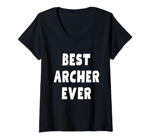 Womens Best Archer Ever V-Neck T-Shirt
