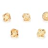 100pcs Adabele Austrian 10mm Faceted Loose Bicone Crystal Beads Golden Yellow Champagne Compatible with Swarovski Crystals 5301/5328 SSB1028 #2