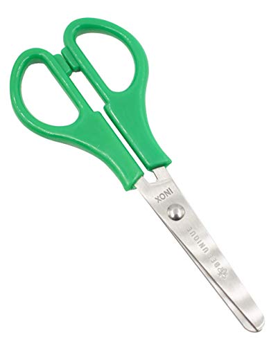 Tesoura Escolar Lâmina Inox Cores Sortidas 13.5 cm C/4 Cores, Bee Unique, DS-SO0003