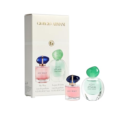 Armani Beauty - My Way & Acqua di Gioia - Women's Perfume Gift Set - Travel Size Fragrances
