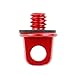 BGNing 1/4 Thread Mount D Ring Camera Tripod Adapter Stand Adapter Screw with 5.9' Adjustable Hand Wristband Lanyard Strap Sling for Most Connectors (Red)