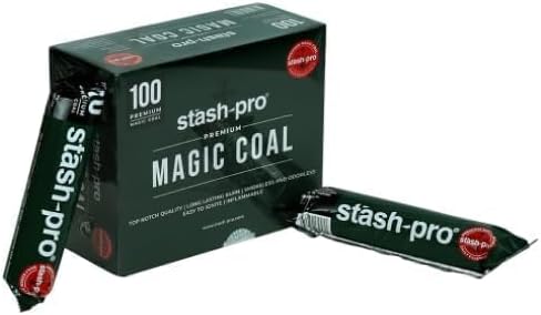 Stash Pro Magic Coal | Premium Hookah Charcoal | Quick Light Charcoal for Sheesha (10)