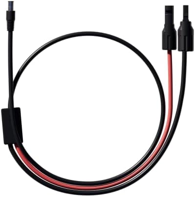 Runhood Solar Generator Aceessory MC4 Cord, MC4 to DC6530 Connect Cable Compatiable With DC6530 Solar generator, Portable Power Station, Espeacailly for Runhood Rallye 600 Series