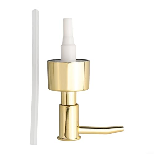 Dispensador de jabón y loción dorado/plateado, carcasa de metal, mecanismo de plástico (oro brillante) Dispensador de jabón y loción dorado/plateado, carcasa de metal, mecanismo de plástico (oro brillante)