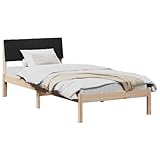 【Dimensions et taille】 Le cadre offre un bon équilibre entre style et utilité. Sa forme rectangulaire maximise l'espace sans être encombrant, parfait pour toutes les tailles de chambre. Fait en pin massif, il est stable, durable et s'adapte à toutes les hauteurs de matelas.