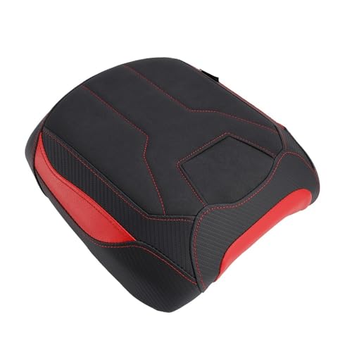 Cojín de asiento trasero para moto Tracer 9 GT 2021-2023 en cuero PU negro