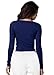 Adar Uniforms, Underscrubs for Women 2 Pack - Long Sleeve Underscrub Comfort Tee - 2902 - Navy - L