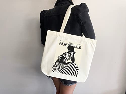 Bolso tote New Yorker con arte icónico miniatura 3
